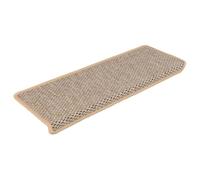 Vidaxl Stair Mats Self-Adhesive Sisal-Look 15 Pcs 65X21X4 Cm Light Beige