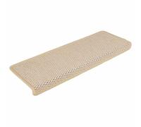 vidaXL Stair Mats Self-adhesive Sisal-Look 30 pcs 65x21x4 cm Berber, stair tread, staircase tread, stair step rug, step tread, stair tread rug
