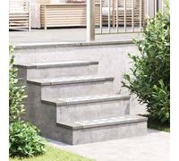 vidaXL Stair Tread 10 pcs Silver 60 x 18 x 2.5 cm Aluminium