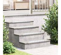vidaXL Stair Tread Crescent 15 pcs Silver 60 x 18 x 2.5 cm Aluminium