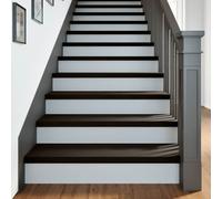 vidaXL Stair Treads 2 pcs Dark Brown 100x30x2 cm Solid Wood Oak