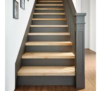 Stair Tread Natural 80x30x2 cm Solid Oak Wood Pack of 20 Fine Sanded Window Sill