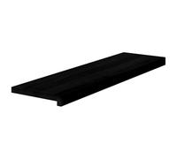 vidaXL solid oak stair treads set/4 dark brown 90x30cm - versatile use/windowsill - robust & stylish