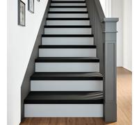 vidaXL Stair Treads 8 pcs Dark Brown 80x30x2 cm Solid Wood Oak