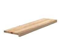 vidaXL stair treads/windowsill 16 pcs solid oak wood - untreated & customizable, versatile 100x25x2 cm for home decor