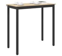 vidaXL Standing Bar Table Engineered Wood, Living Room, Modern Dining Table, Durable Kitchen, Family Space, Stylish For Gatherings, Minimalist Option
