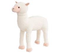 vidaXL Standing Plush Toy Alpaca White XXL Cuddly Kids Riding Stuffed Animal
