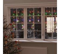 vidaXL Star and Moon Fairy Lights Remote Control Colourful Curtain Light Set