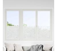 vidaXL Static Window Film Flowers Pattern 60 x 500 cm PVC
