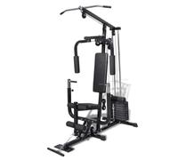 'vidaXL Steel Multi Gym Utility Fitness Machine - Full Body Workout, Adjustable Weight Plates, Multiple Stations & Comfortable Padding