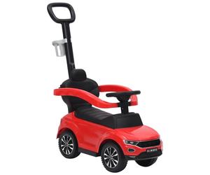 vidaXL Step Car Volkswagen T-Roc Red Game Garden Ride-on Toy Pedal Vehicle