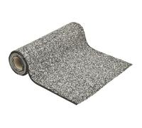 vidaXL Pond Liner Stone Liner – Nonwoven PP Fleece, Cuttable, Natural Stream Look – Grey 500x40 cm