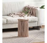 vidaXL Stool Natural 30 x 30 x 45 cm Solid Teak Wood