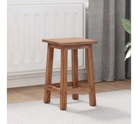 vidaXL Stool Natural 30 x 30 x 47 cm Mahogany Wood