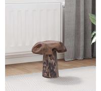 vidaXL Stool Natural 35 x 35 x 35 cm Solid Teak Wood