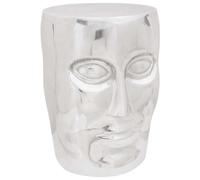 vidaXL Stool Silver Aluminium