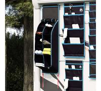 vidaXL Storage Bag with Storage Black and Blue 140 x 43 cm Oxford