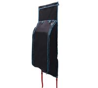 vidaXL Storage Bag with Storage Black and Blue 140 x 43 cm Oxford, Lightweight,