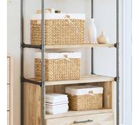 Storage Baskets Natural Water hyacinth Containers Organizational Indoor vidaXL