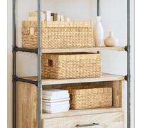 vidaXL Storage Baskets 3 pcs Natural Water hyacinth