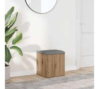 Vidaxl Storage Bench Artisan Oak 42X42X45 Cm Engineered Wood