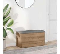 Vidaxl Storage Bench Artisan Oak 82X42X45 Cm Engineered Wood