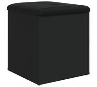 vidaXL Storage Bench Black 42x42x45 cm Engineered Wood
