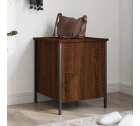 vidaXL Storage Bench Brown Oak 40x42.5x50 cm Engineered Wood
