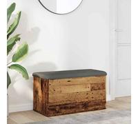 Vidaxl Storage Bench Old Wood 82X42X45 Cm Engineered Wood