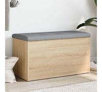 vidaXL Storage Bench Sonoma Oak 82x42x45 cm Engineered Wood