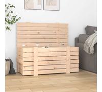 vidaXL Storage Box 91x40.5x42 cm Solid Wood Pine