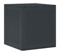 vidaXL Storage Box Anthracite 55 x 53 x 57 cm Polypropylene
