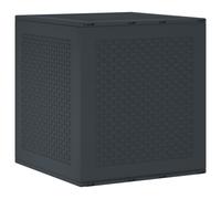 VidaXL Storage Box Anthracite 55 X 53 X 57 Cm Polypropylene