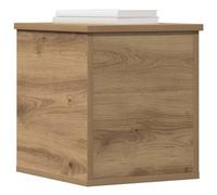 vidaXL Storage Box Artisan Oak 30 x 35 x 35 cm Engineered Wood, Modern Storage Box, Rectangular Organizer, Clutter-Free Solution, Ample Space, Utility Furniture for Home Office, Compact Design