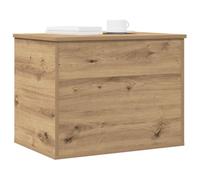 vidaXL Storage Box Artisan oak 60 x 42 x 46 cm Engineered Wood, Living Room Storage, Rectangular Chest, Modern Organizer Box, Ample Space, Home Solution, Clutter-Free Utility