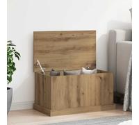 vidaXL Storage Box, Storage Chest for Hallway Living Room, Blanket Box for Clothes, Toy Box, Trunk, Modern Style, Artisan Oak Engineered Wood