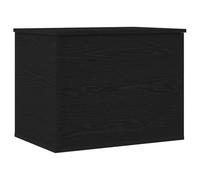 vidaXL Storage Box Black oak 60 x 42 x 46 cm Engineered Wood, Modern Living Room, Rectangular Chest, Durable Storage Solution, Stylish Large Trunk, Multi-Purpose Home Organizer