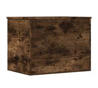vidaXL Storage Box Blanket Box Storage Chest Box Smoked Oak Engineered Wood