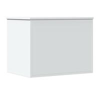 vidaXL Storage Box Blanket Box Storage Chest Toy Box White Engineered Wood