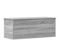 vidaXL Storage Box Blanket Box Toy Storage Chest Grey Sonoma Engineered Wood