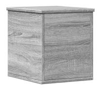 vidaXL Storage Box Blanket Box Toy Storage Chest Grey Sonoma Engineered Wood