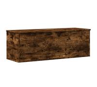 vidaXL Storage Box Blanket Box Toy Storage Chest Smoked Oak Engineered Wood