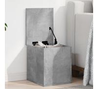 vidaXL Storage Box Concrete Grey 30x35x35 cm Engineered Wood