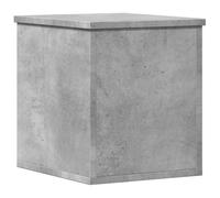 vidaXL Storage Box Concrete Grey 30x35x35 cm Engineered Wood