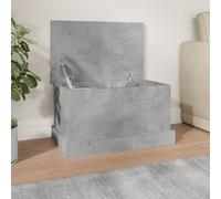 vidaXL Storage Box Concrete Grey 50x30x28 cm Engineered Wood