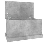 vidaXL Storage Box Concrete Grey 70x40x38 cm Engineered Wood