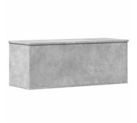 vidaXL Storage Box, Storage Chest for Hallway Living Room, Blanket Box for Clothes, Toy Box with Lid, Trunk, Concrete Grey Engineered Wood
