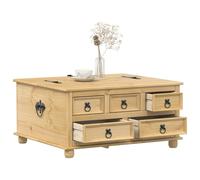 vidaXL Storage Box Corona 90x78x45 cm Solid Wood Pine
