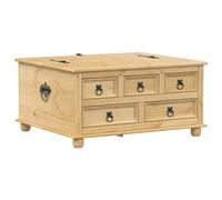 vidaXL Storage Box Blanket Box Storage Chest Toy Box Trunk Solid Wood Pine
