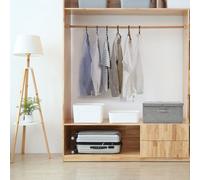 VidaXL Storage Box Fabric 50X30X25Cm Grey, Grey